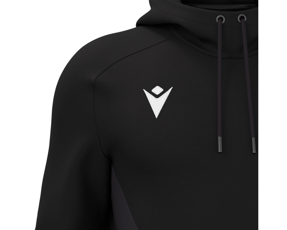 Sweat à Capuche de sortie Noir Macron