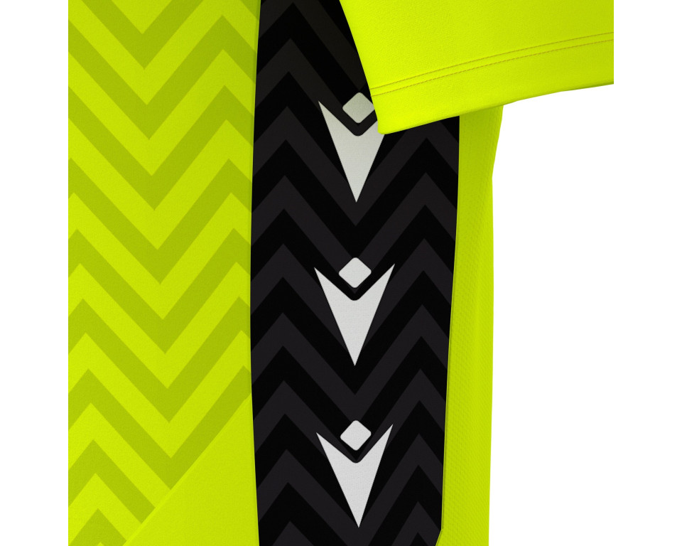 Maillot Gardien Manches Courtes Premium Jaune Fluo Macron
