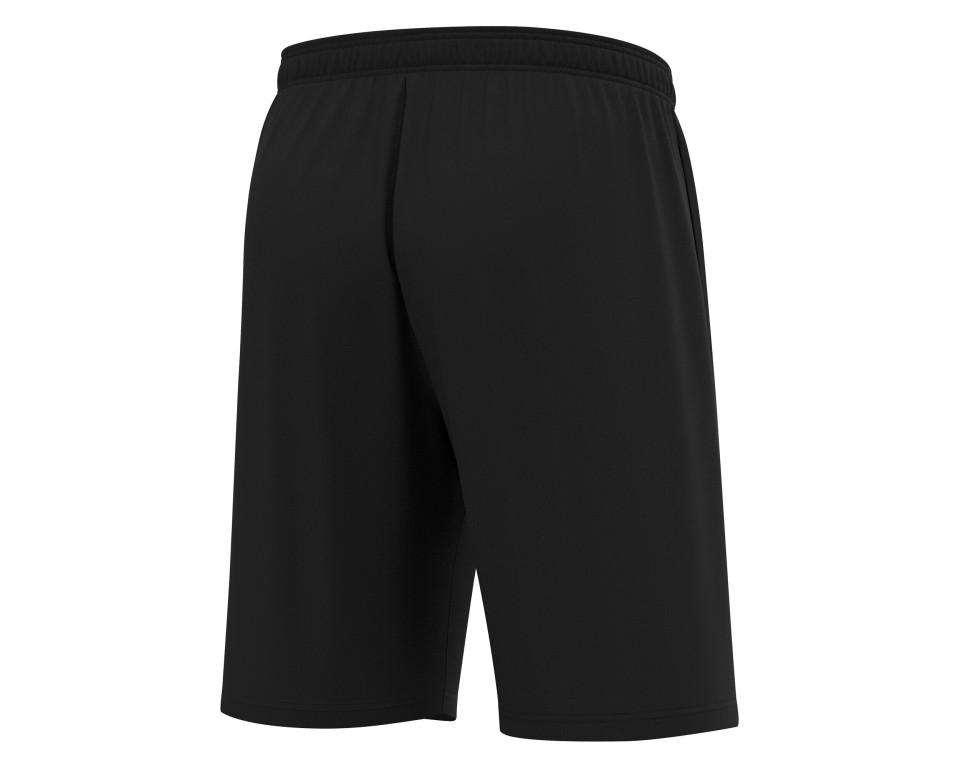 Short à Poches Zippées Noir Macron