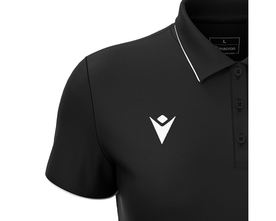 Polo Féminine Noir Macron