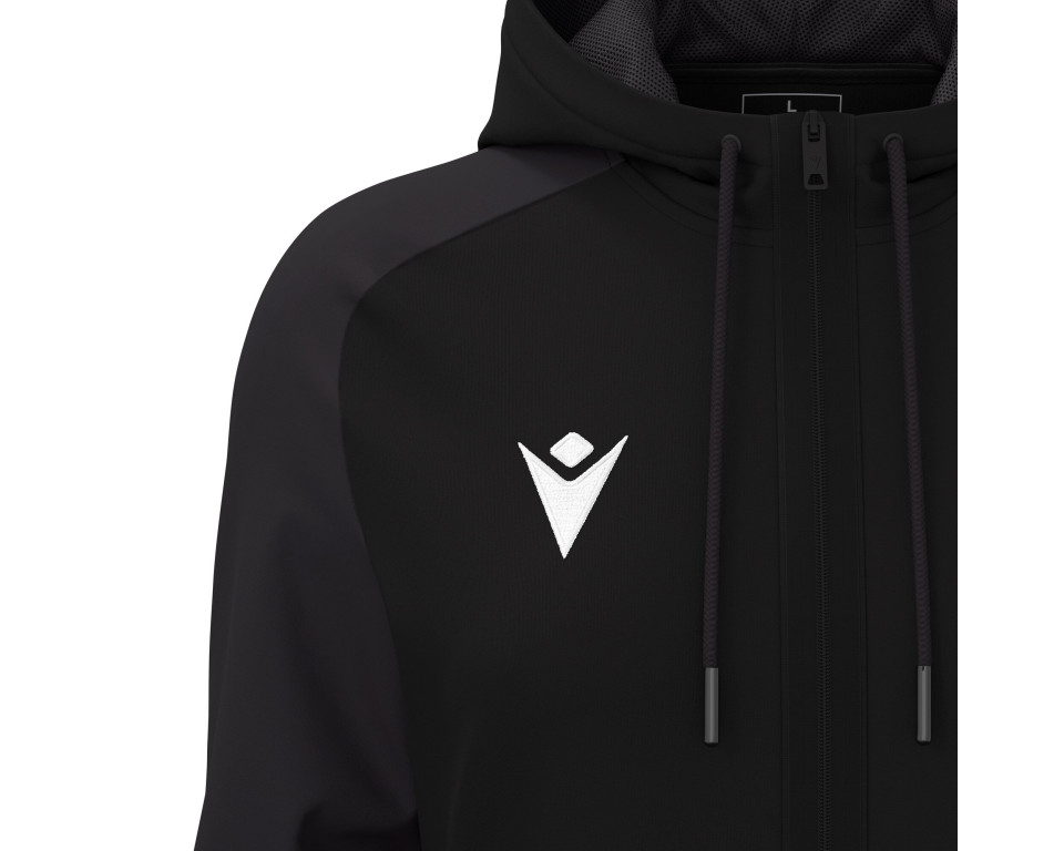 Sweatshirt Zippé Féminine Noir Macron