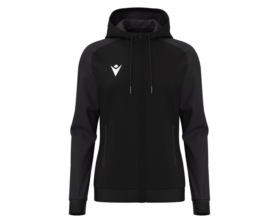 Sweatshirt Zippé Féminine Noir Macron