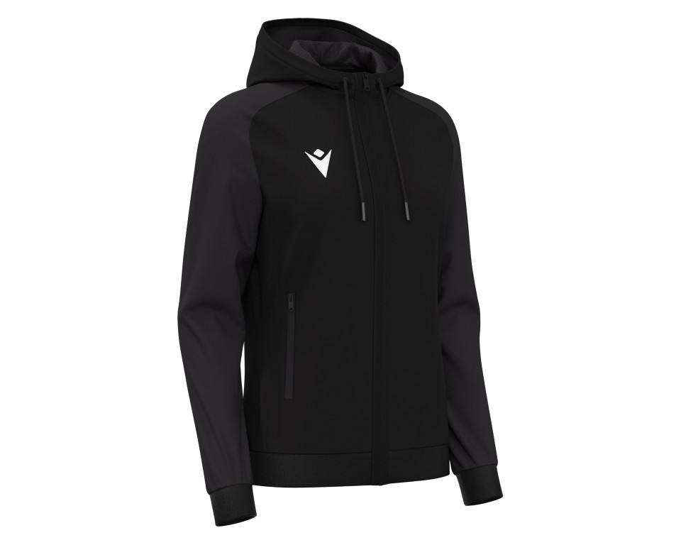 Sweatshirt Zippé Féminine Noir Macron
