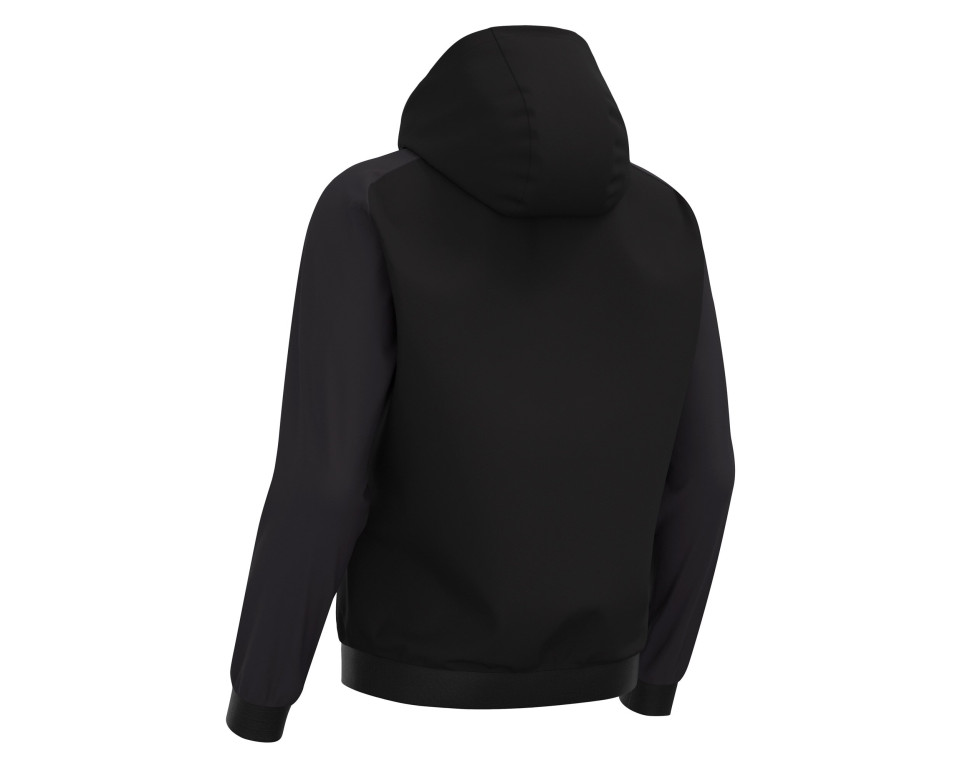 Sweat à Capuche Noir Macron