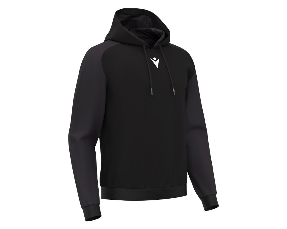 Sweat à Capuche Noir Macron
