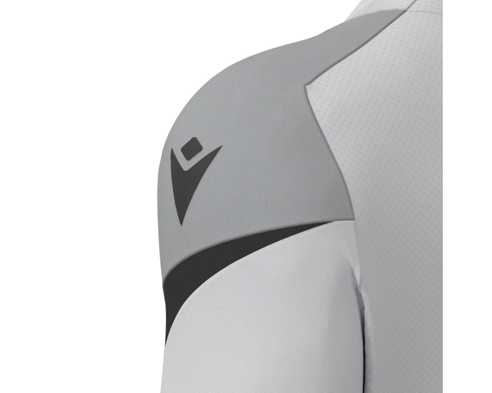 Maillot Manches Courtes Staff Gris Macron