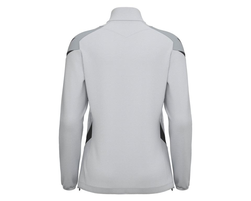 Top 1/4 Zip Féminine Training Staff Gris Macron