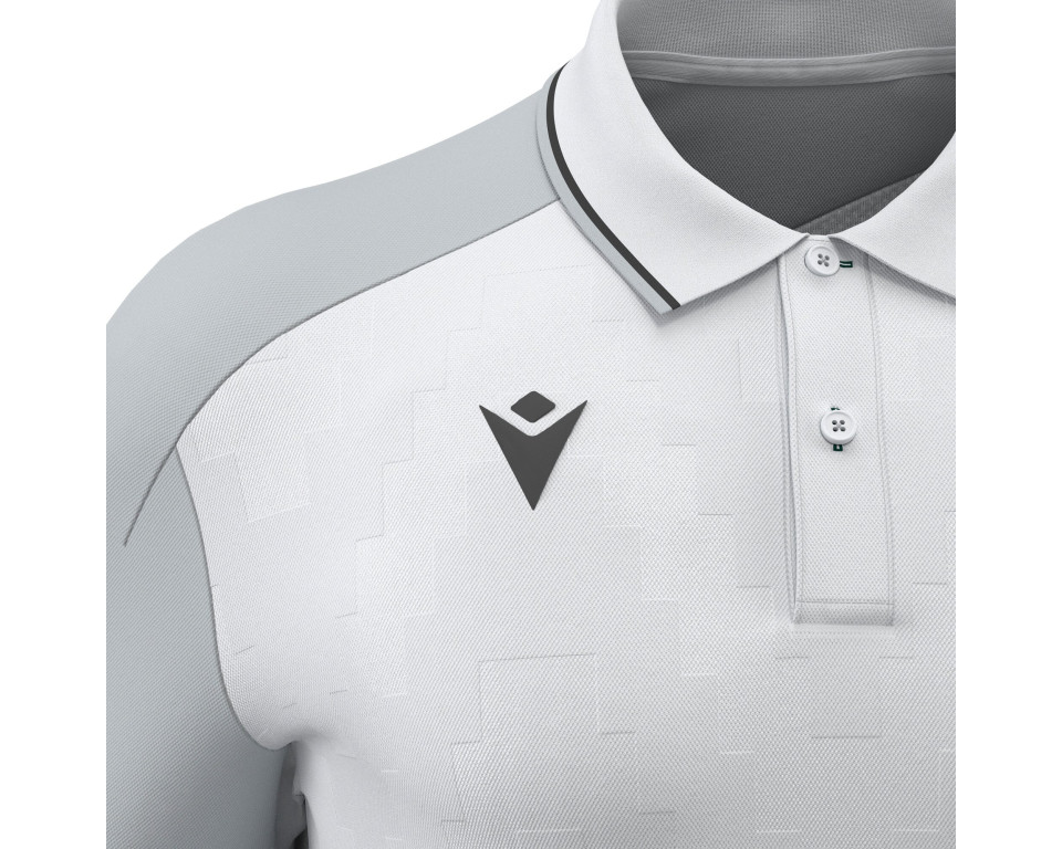 Polo Gris Manches Courtes Macron