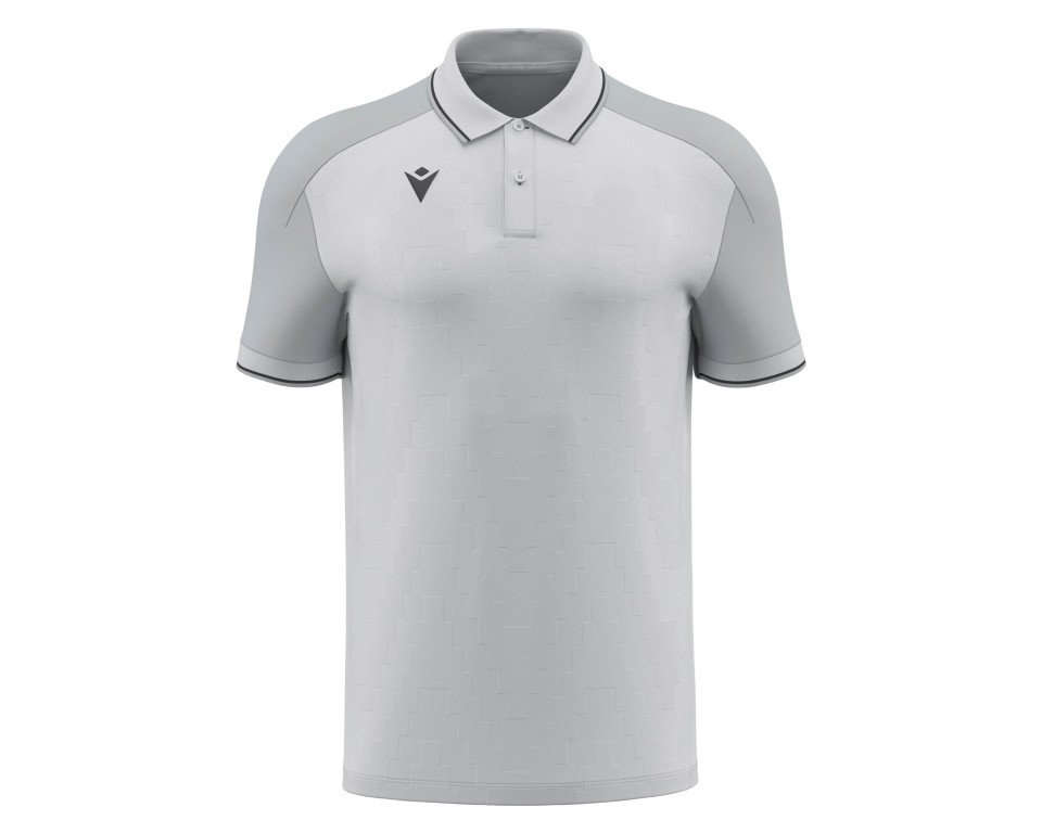 Polo Gris Manches Courtes Macron