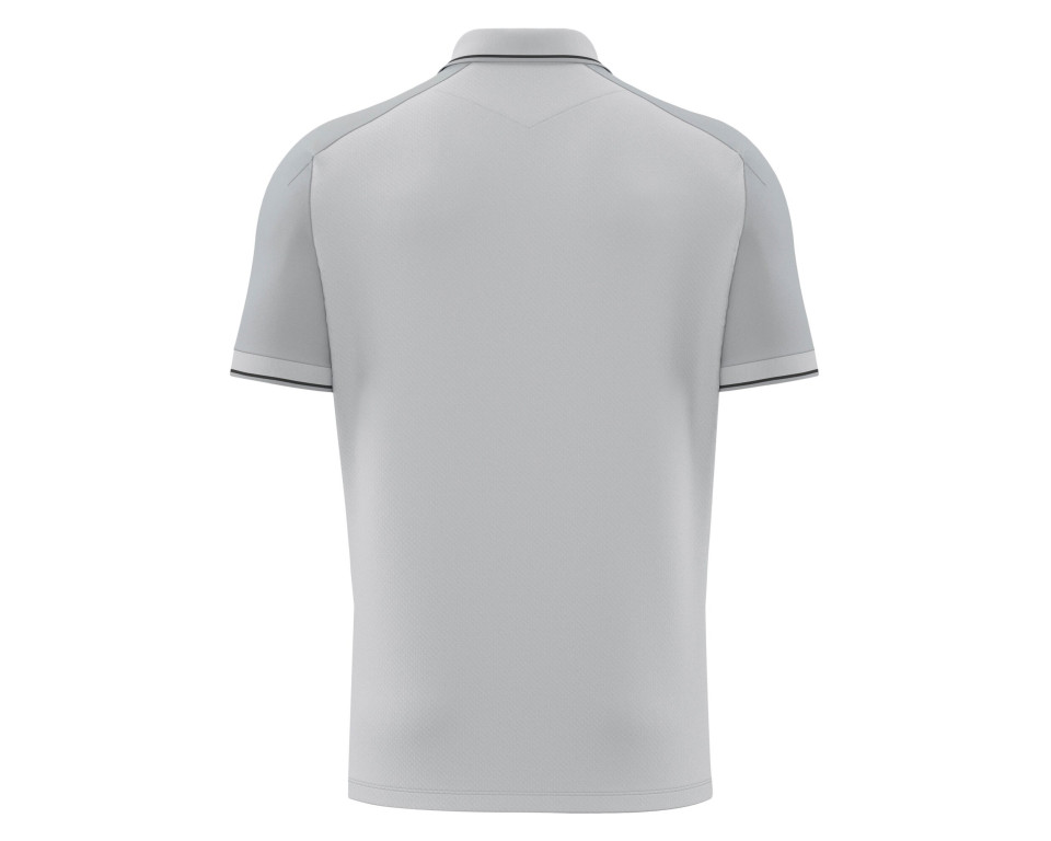 Polo Gris Manches Courtes Macron