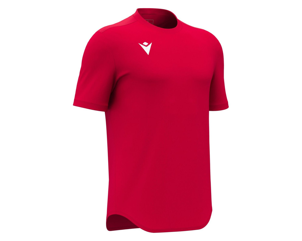 Maillot Training Rouge Manches Courtes Macron