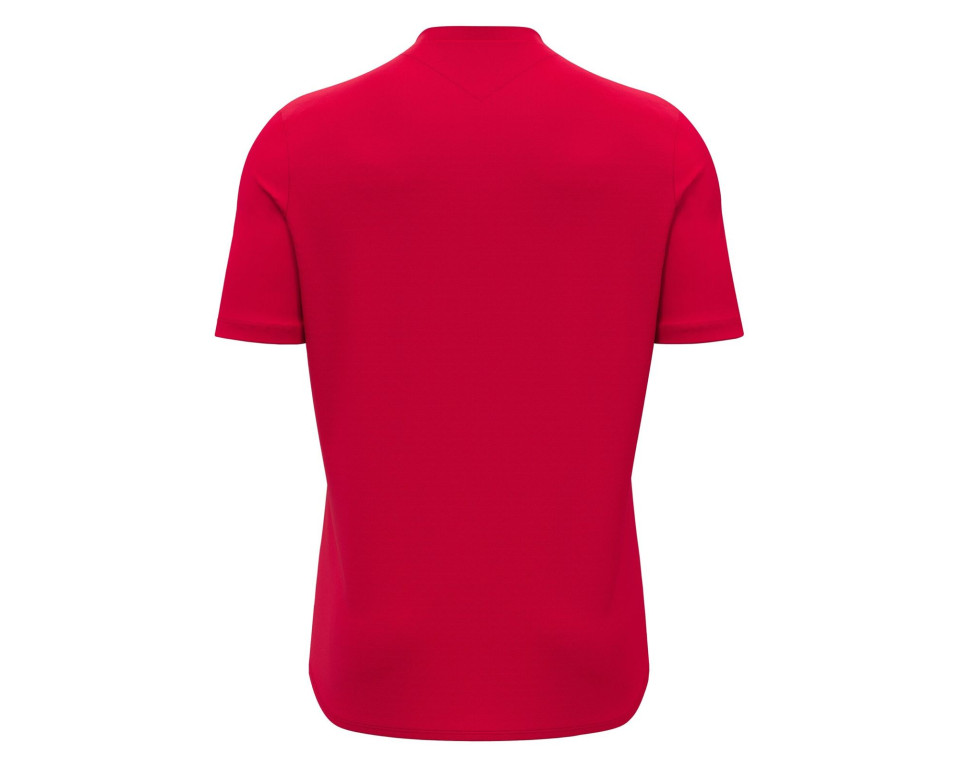 Maillot Training Rouge Manches Courtes Macron