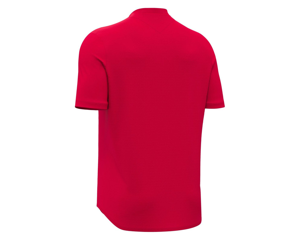 Maillot Training Rouge Manches Courtes Macron