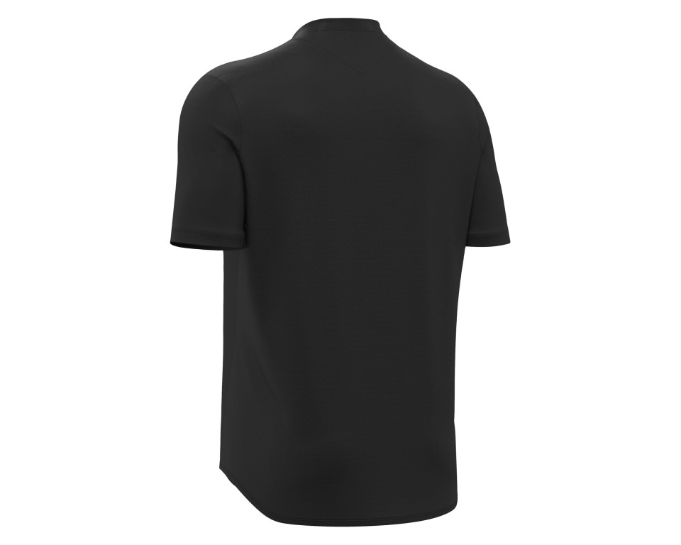 Maillot Training Noir Manches Courtes Macron