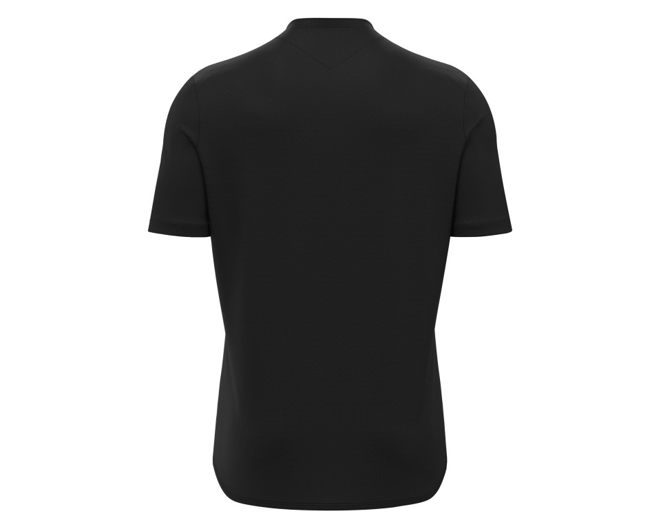 Maillot Training Noir Manches Courtes Macron