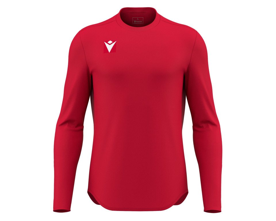 Maillot Training Rouge Manches Longues Macron