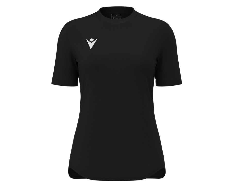 Maillot Féminine Training Noir Manches Courtes Macron