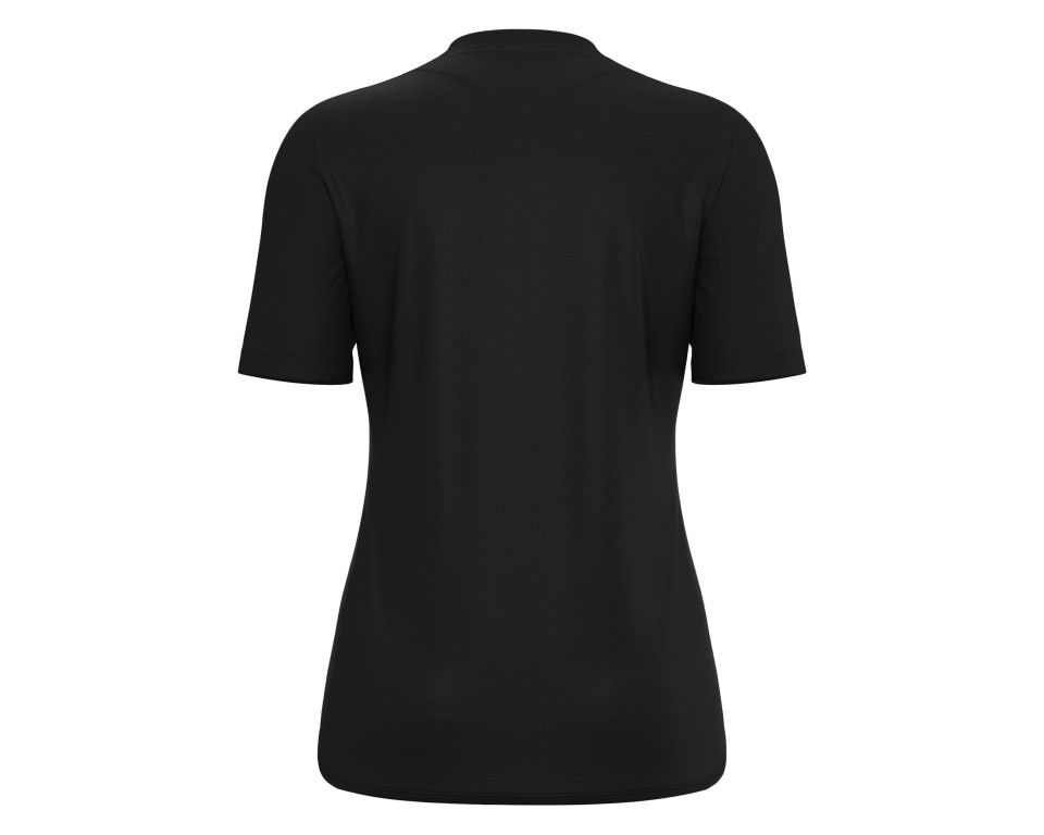 Maillot Féminine Training Noir Manches Courtes Macron