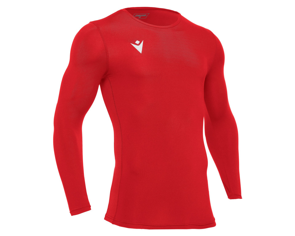 Sous-maillot technique Manches Longues Rouge Fluo Macron