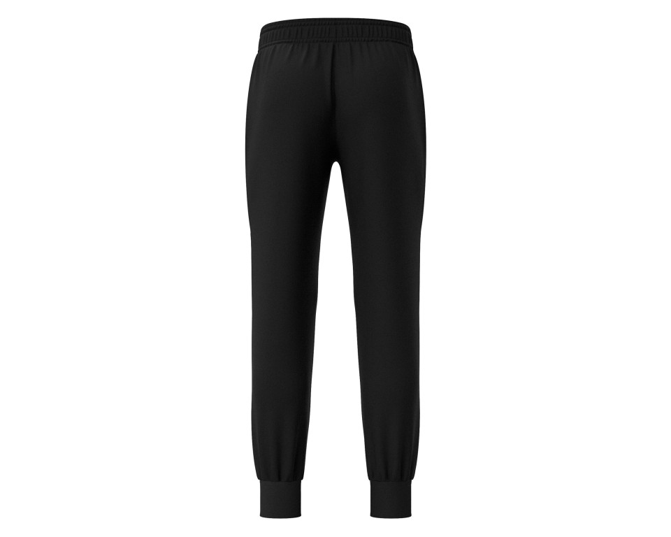 Pantalon Poches Zippées Noir Macron
