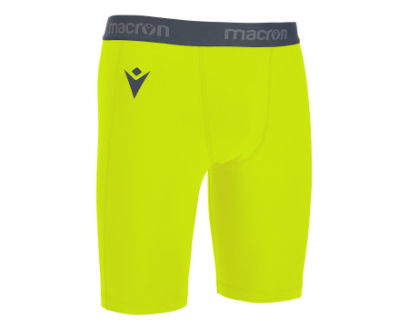 Sous-short technique Jaune Fluo Macron