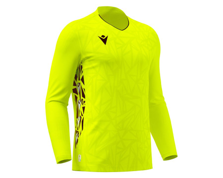 Maillot Gardien Manches Longues Premium Jaune Fluo Macron