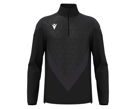 Top 1/4 Zip Training Noir Macron