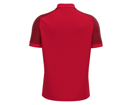 Polo Rouge Manches Courtes Macron