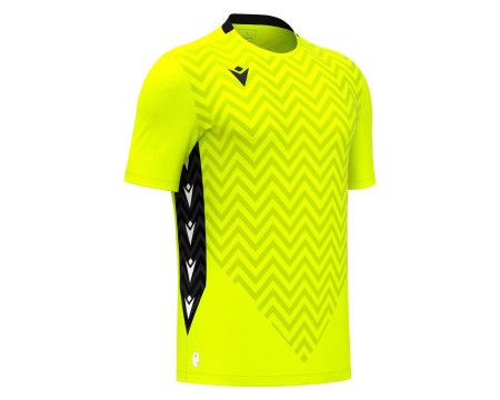 Maillot Gardien Manches Courtes Premium Jaune Fluo Macron