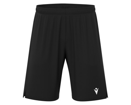 Short à Poches Zippées Noir Macron
