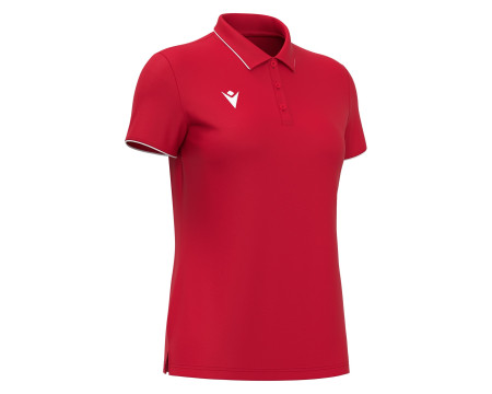 Polo Féminine Rouge Macron