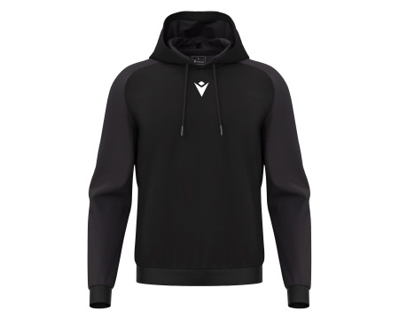 Sweat à Capuche Noir Macron