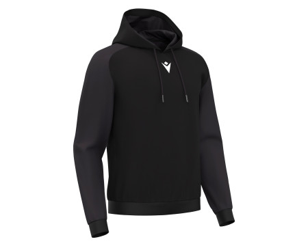 Sweat à Capuche Noir Macron