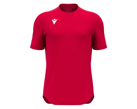 Maillot Training Rouge Manches Courtes Macron