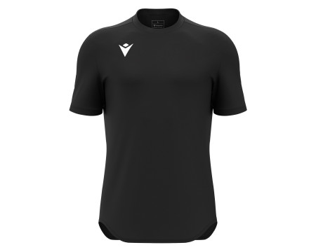 Maillot Training Noir Manches Courtes Macron