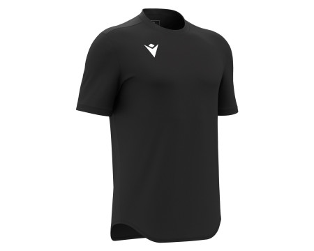Maillot Training Noir Manches Courtes Macron