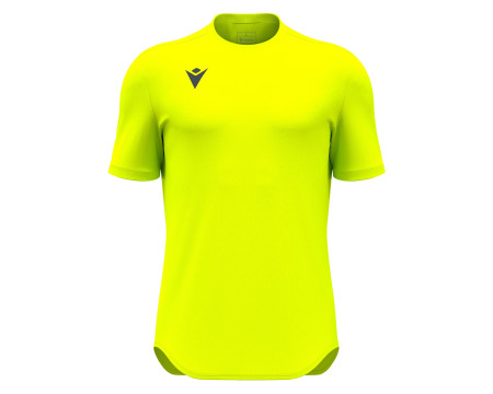 Maillot Gardien Training Jaune Fluo Manches Courtes Macron