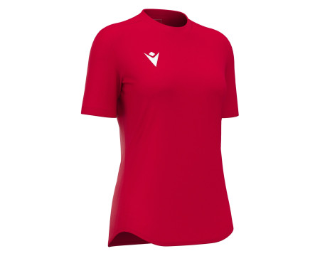Maillot Féminine Training Rouge Manches Courtes Macron