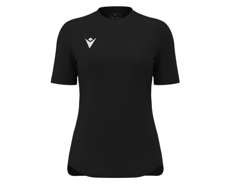 Maillot Féminine Training Noir Manches Courtes Macron