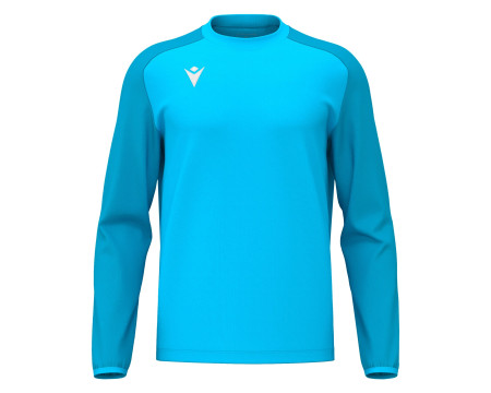Sweat Gardien Training Bleu Fluo Macron