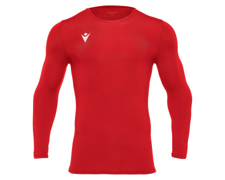 Sous-maillot technique Manches Longues Rouge Fluo Macron