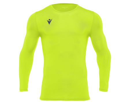 Sous-maillot technique Manches Longues Jaune Fluo Macron