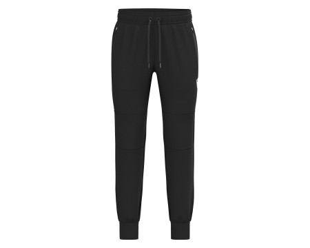 Pantalon Poches Zippées Noir Macron