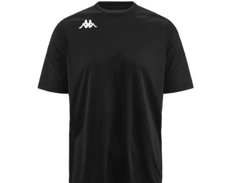 Maillot Junior Training noir manches courtes Kappa