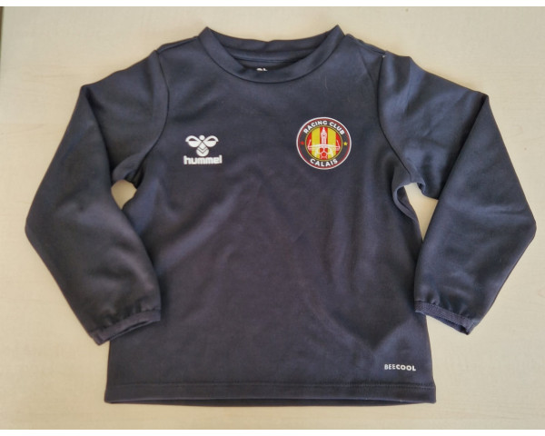 Sweat col rondclub Junior noir Hummel