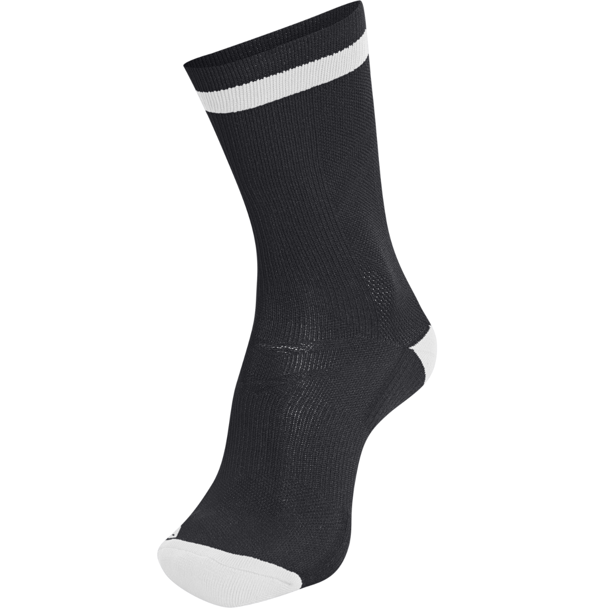Chaussettes basses noires et blanches Hummel