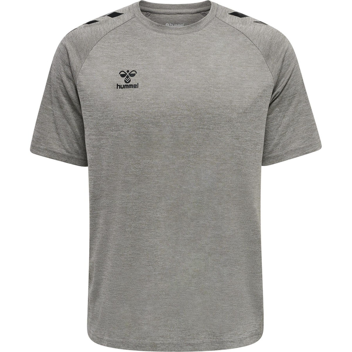 Maillot Adulte Training gris manches courtes Hummel