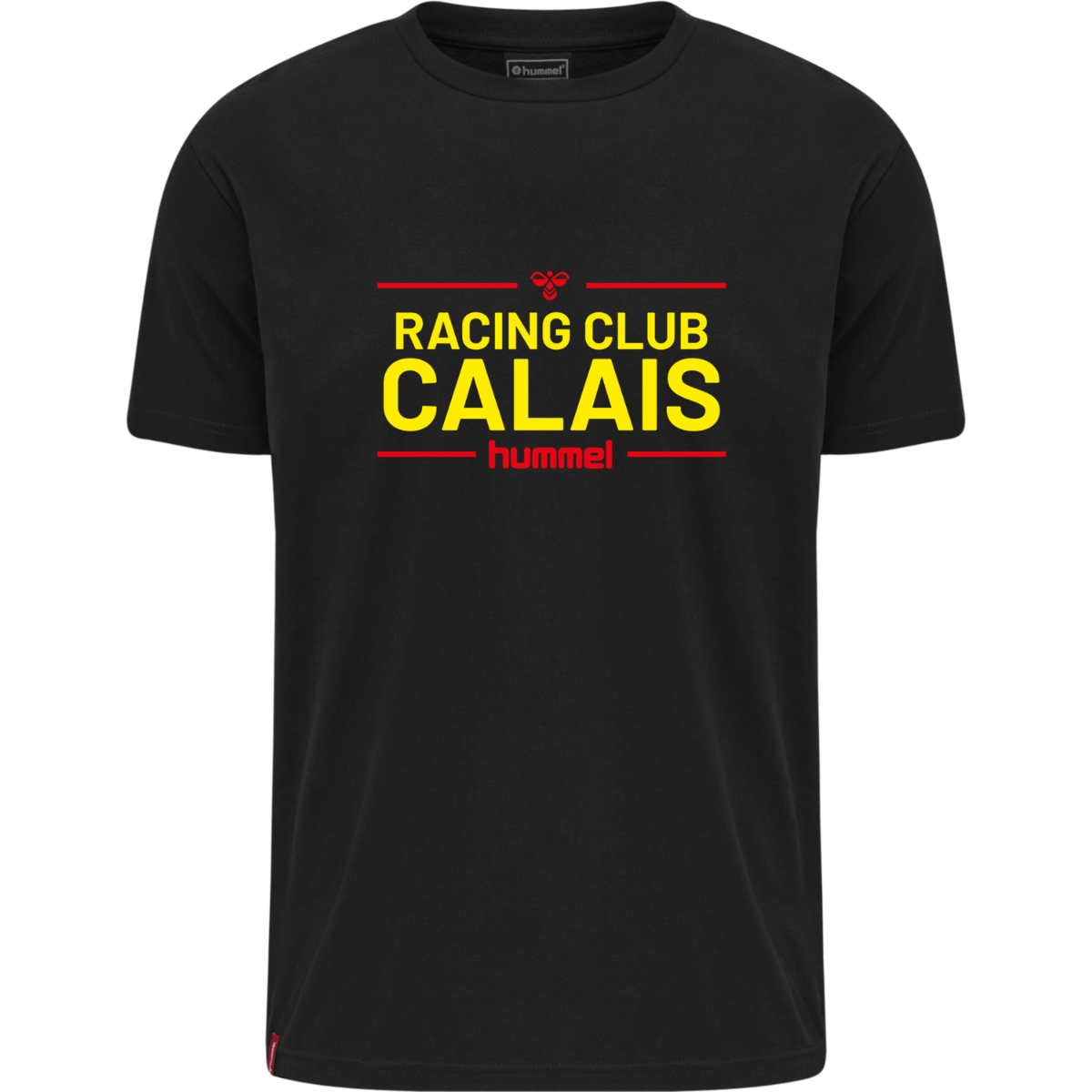 T-shirt club Adulte noir manches courtes Hummel