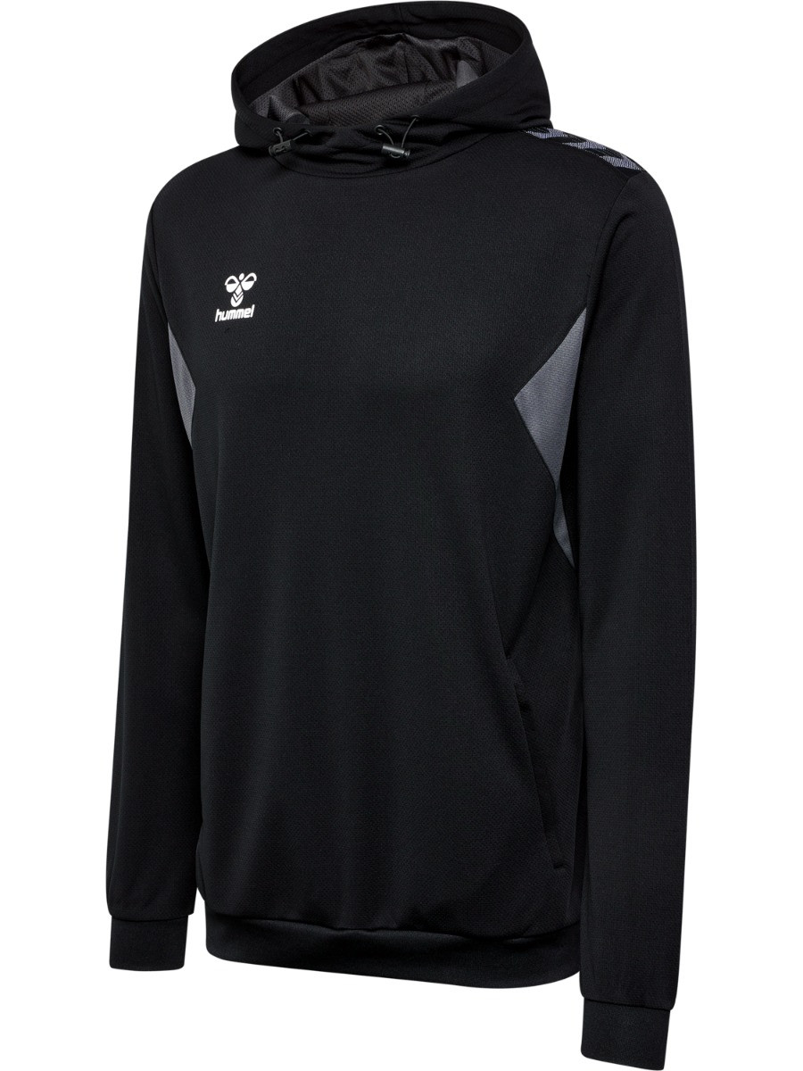 Sweat à capuche Adulte noir Hummel Authentic 2025/2026