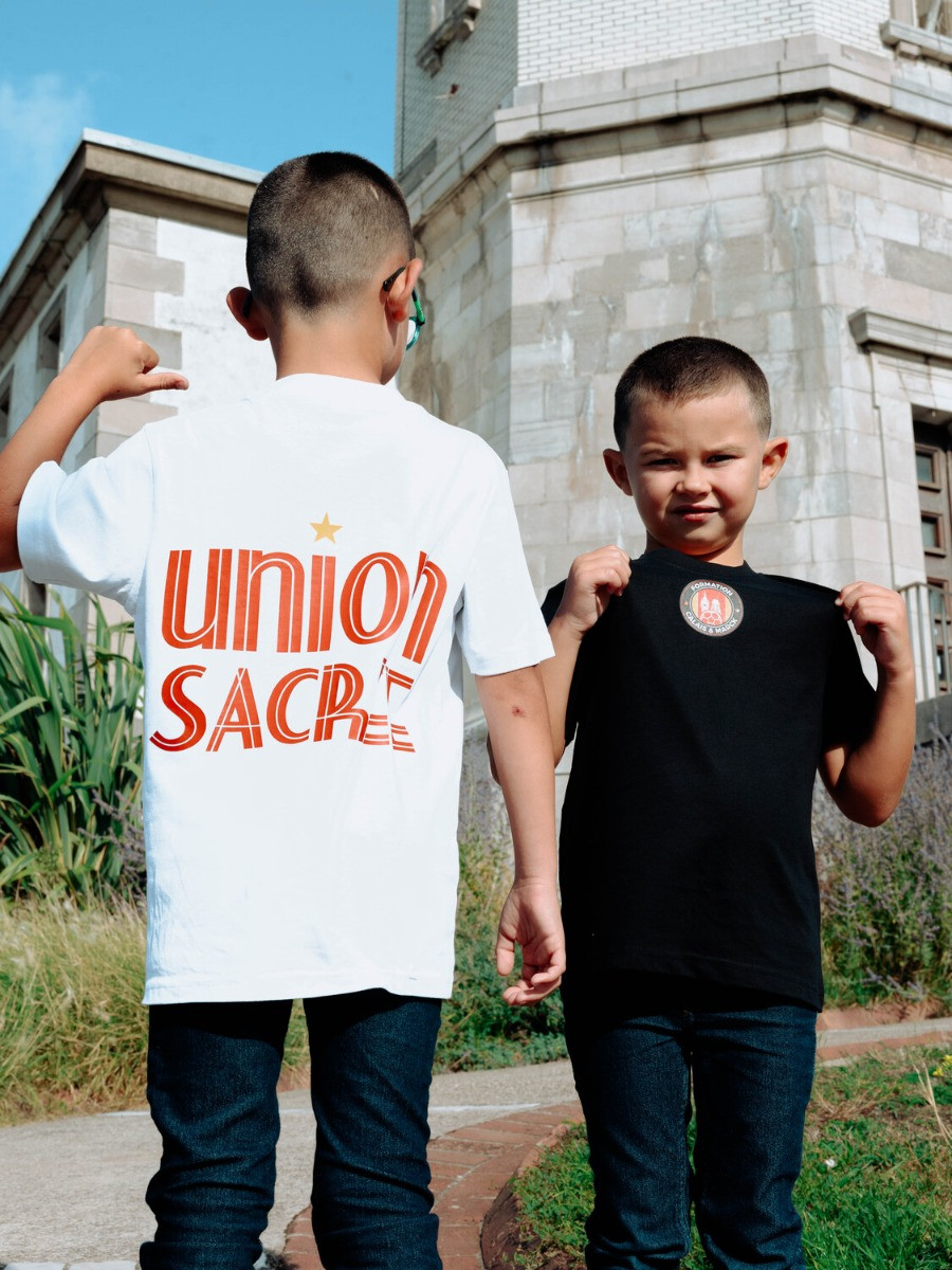 T-Shirt Union Sacrée Lettrage Formation Calais Marck